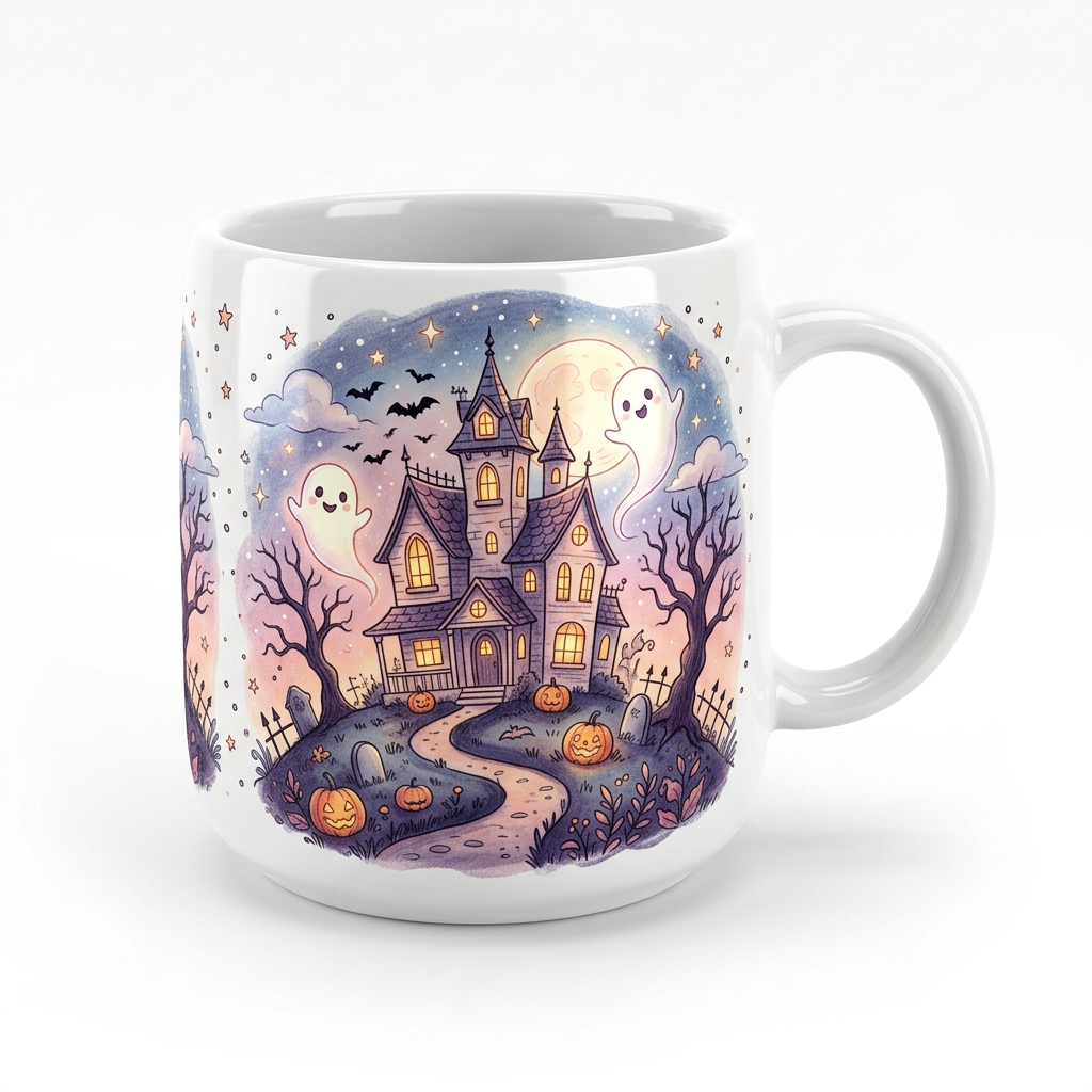 Tasse Halloween — La Maison Hantée
