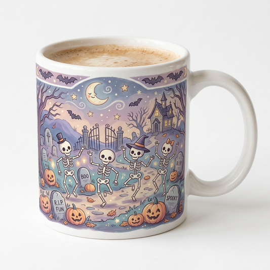 Tasse Halloween — Les Squelettes